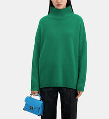 Cashmere-Blend Sweater | Women | Green