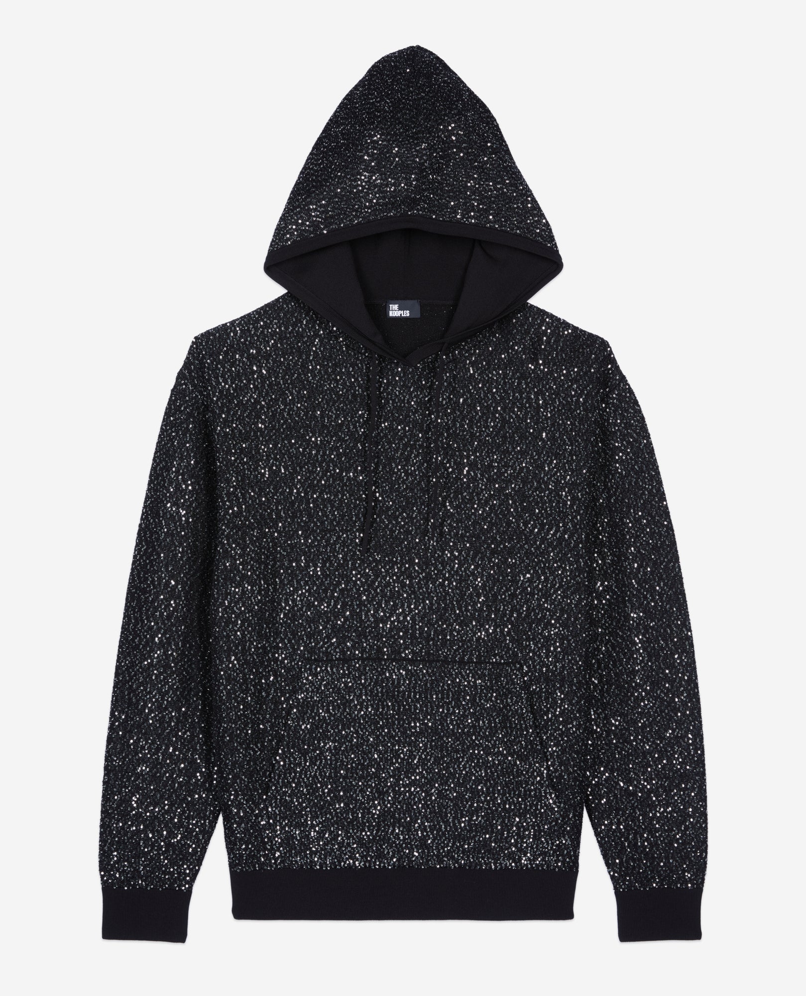 Knit Sequin Sweatshirt | Women | Black