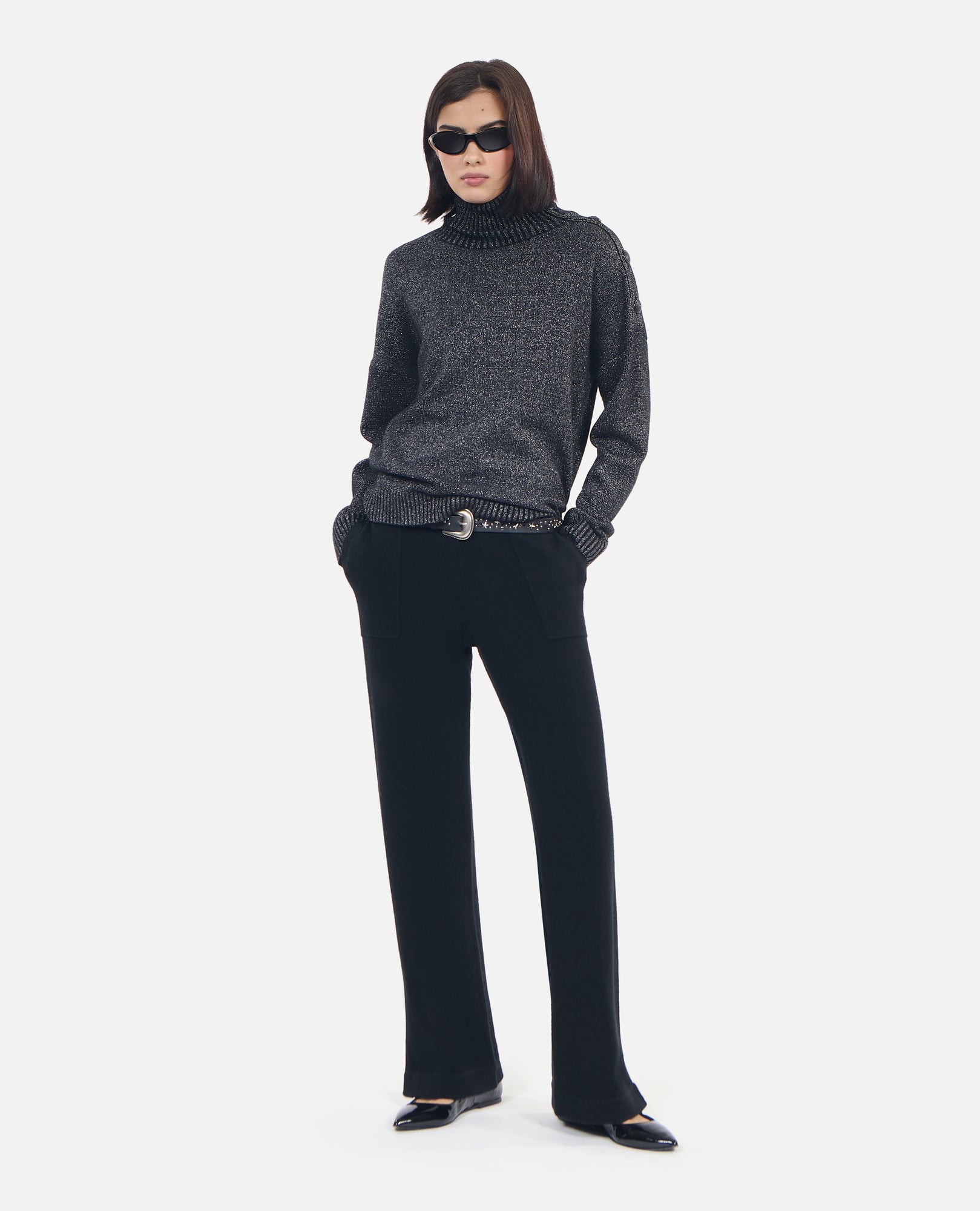 Wool And Cashmere Sweater | Women | Black