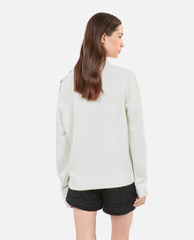 Wool And Cashmere Sweater | Women | Ecru