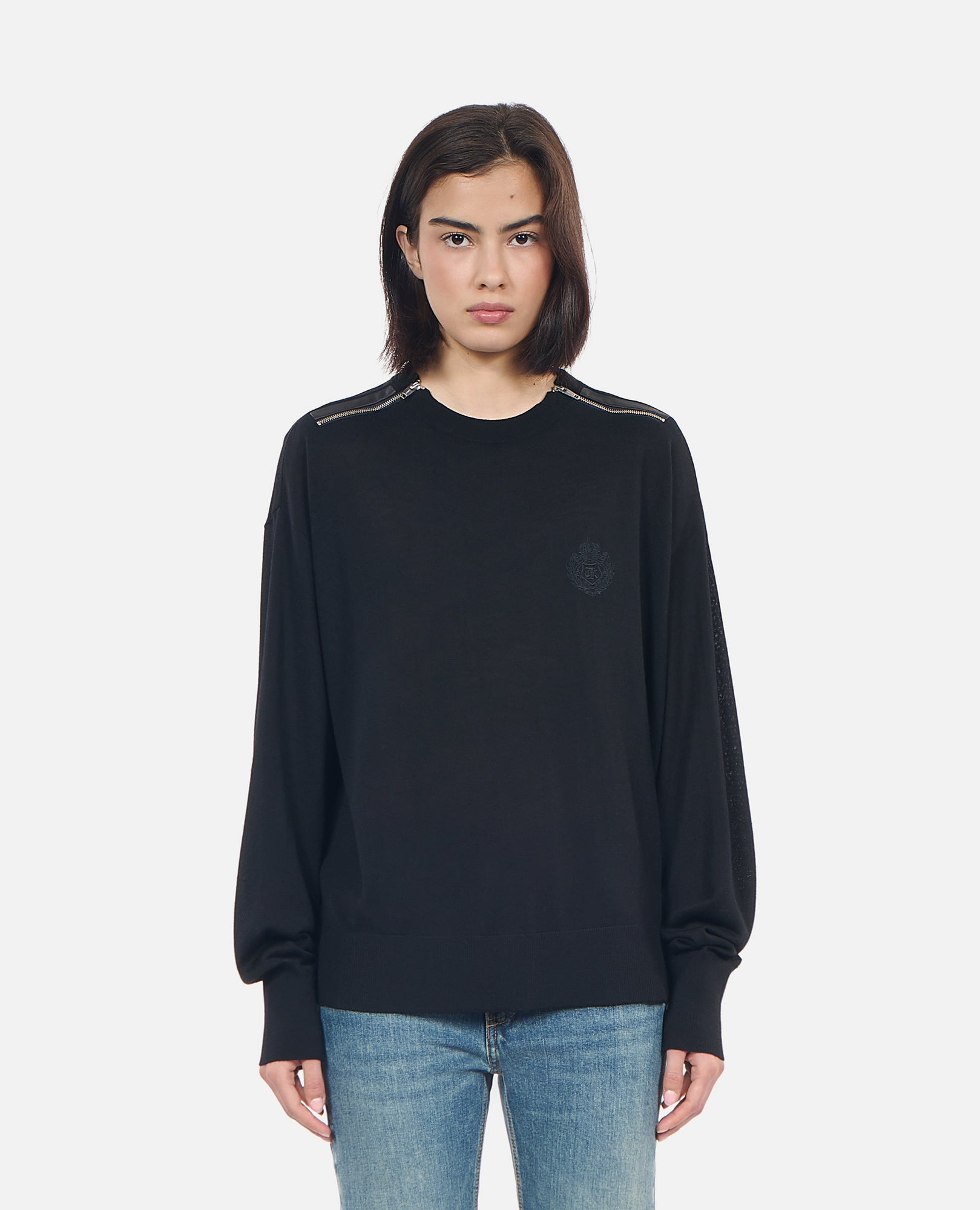 Merino Wool Sweater | Women | Black