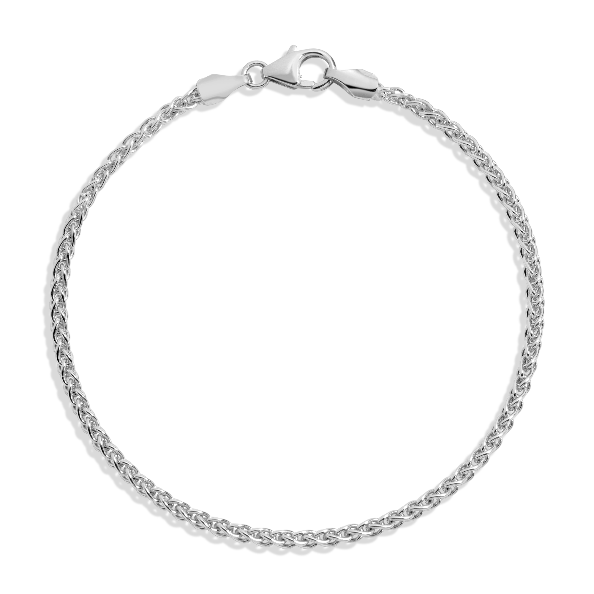 Dainty Wheat Chain Bracelet Vermeil White Gold 6in 6.5in 7in 7.5in First