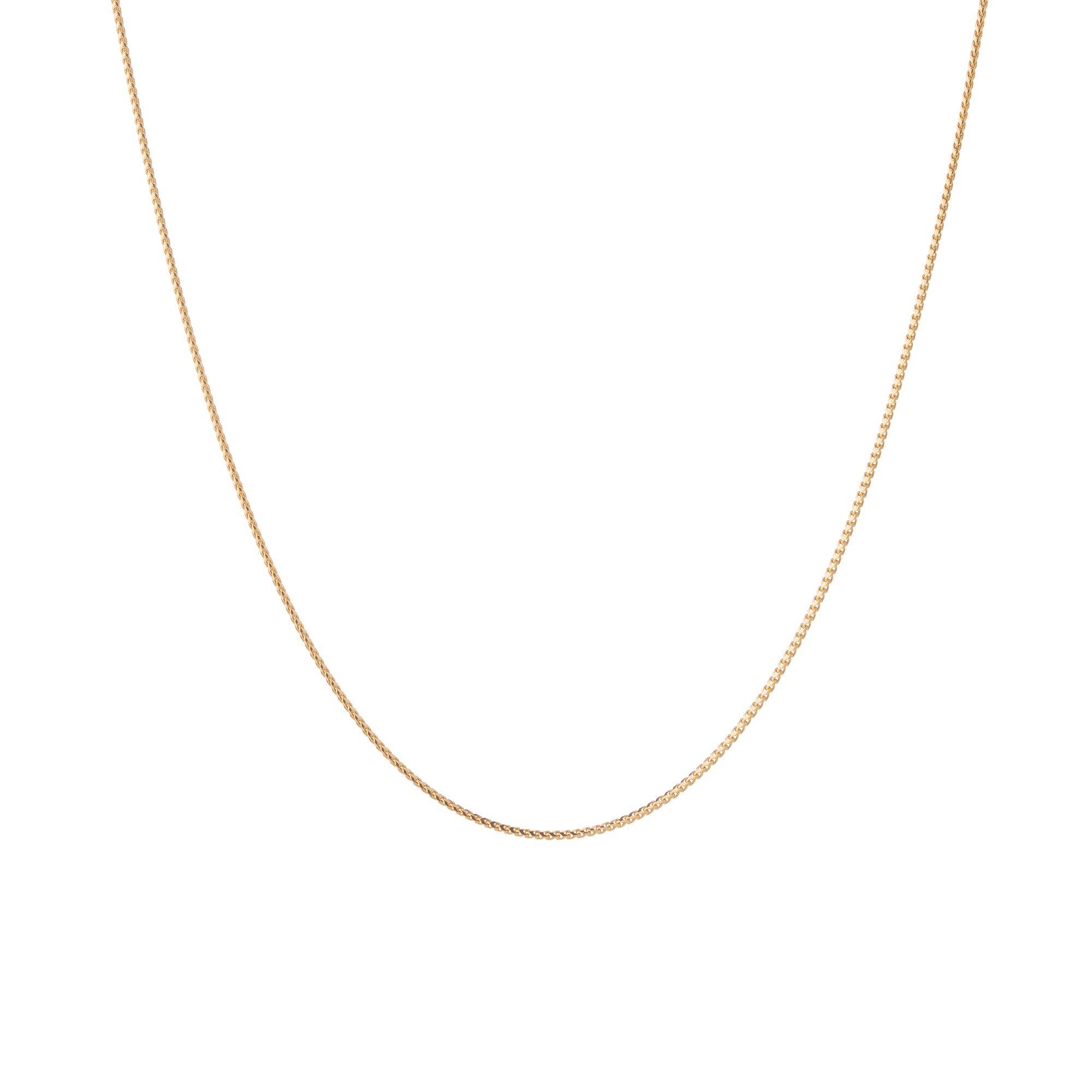 Franco Chain Necklace Vermeil 14k Yellow Gold 16in 18in 20in 22in First
