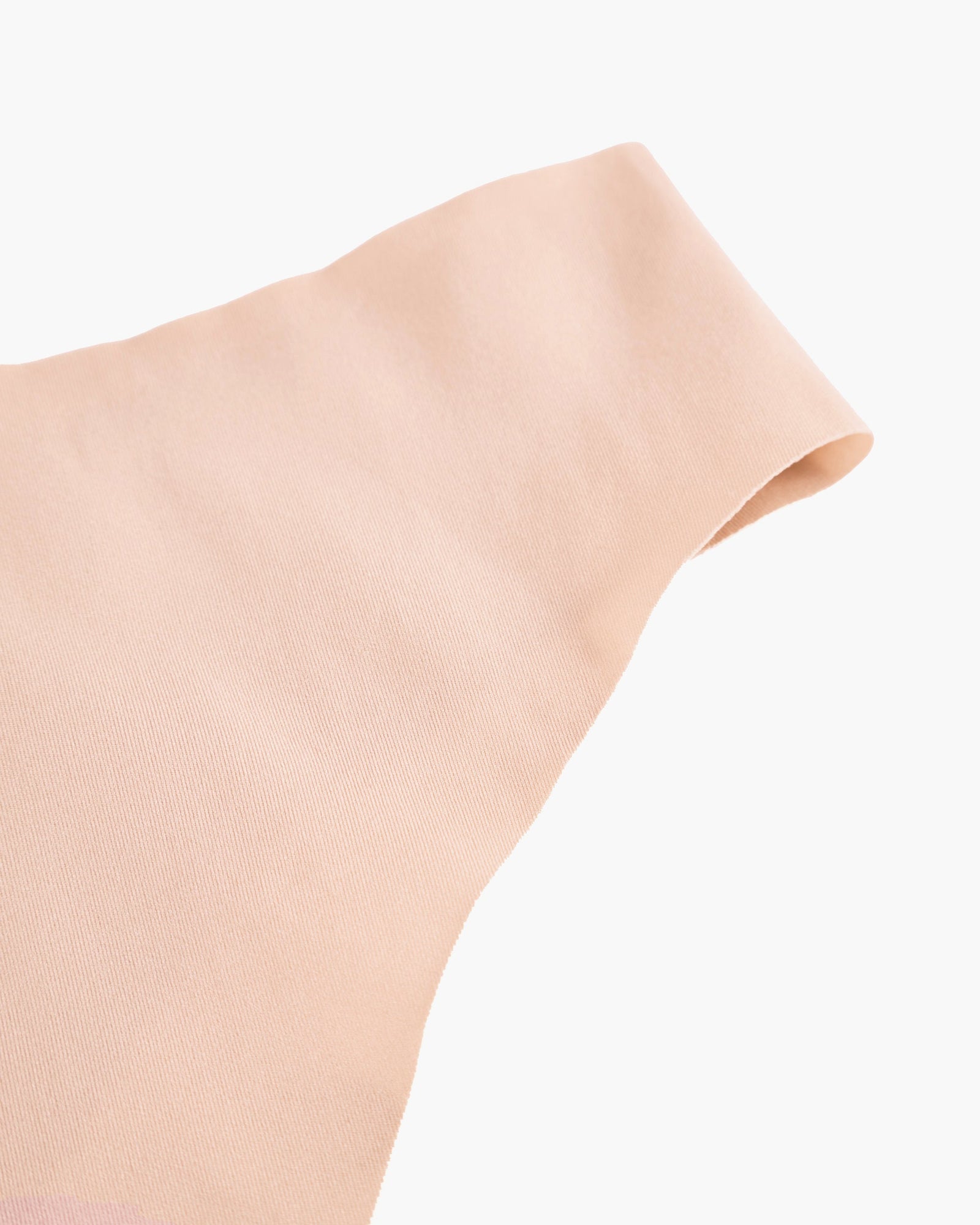 Beige Thong - Free Cut Micro High Waisted Thong