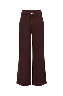 AMO Denim | Frida Trouser in Aubergine