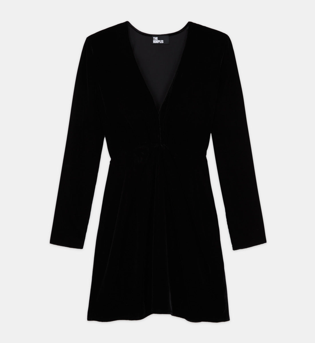 Short Velvet Dress | Women | Black