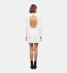 Short Dress With Ruffles | Women | White