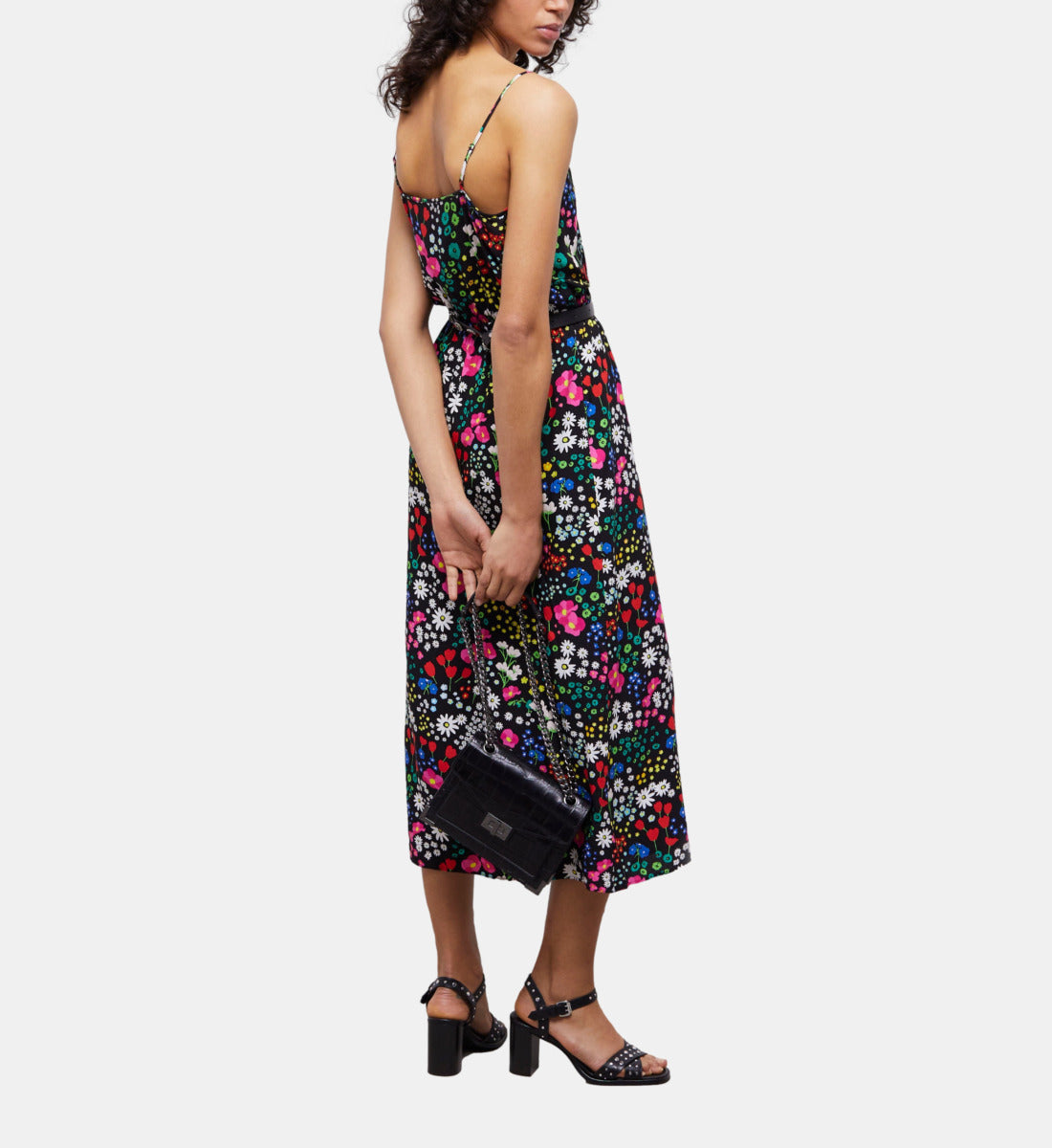 Long Printed Wrap Dress | Women | Multicolorlor