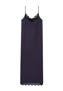 Long Slip Dress | Women | Navy Blue