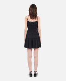 Short Dress With Bows | Women | Black