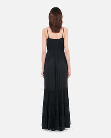 Long Dress With Bows | Women | Black