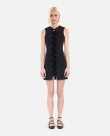 Short Dress With Lacing | Women | Black