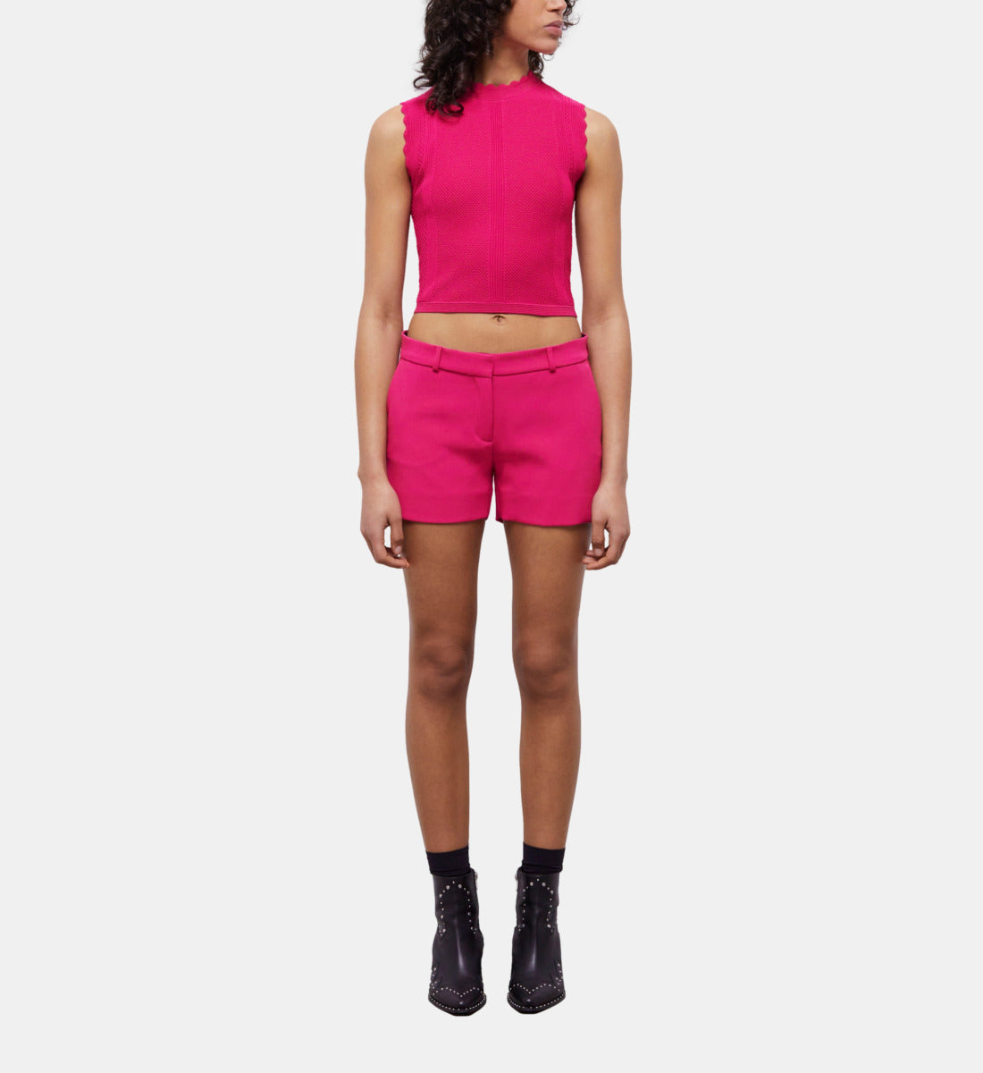 Crêpe Suit Shorts | Women | Pink