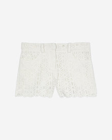 Guipure Shorts | Women | White