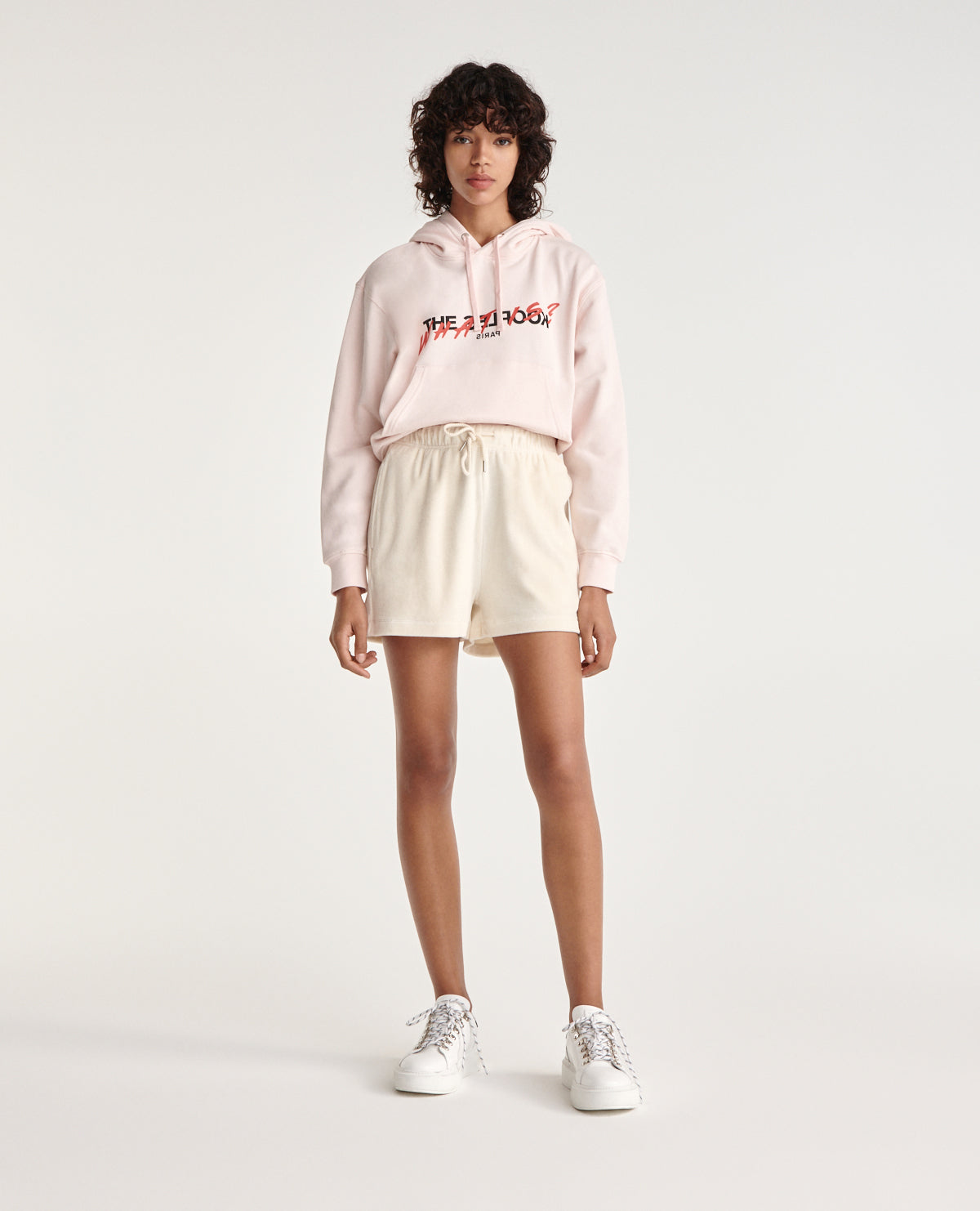 Sweatshirt With Screen Print What Is | Women | Pink