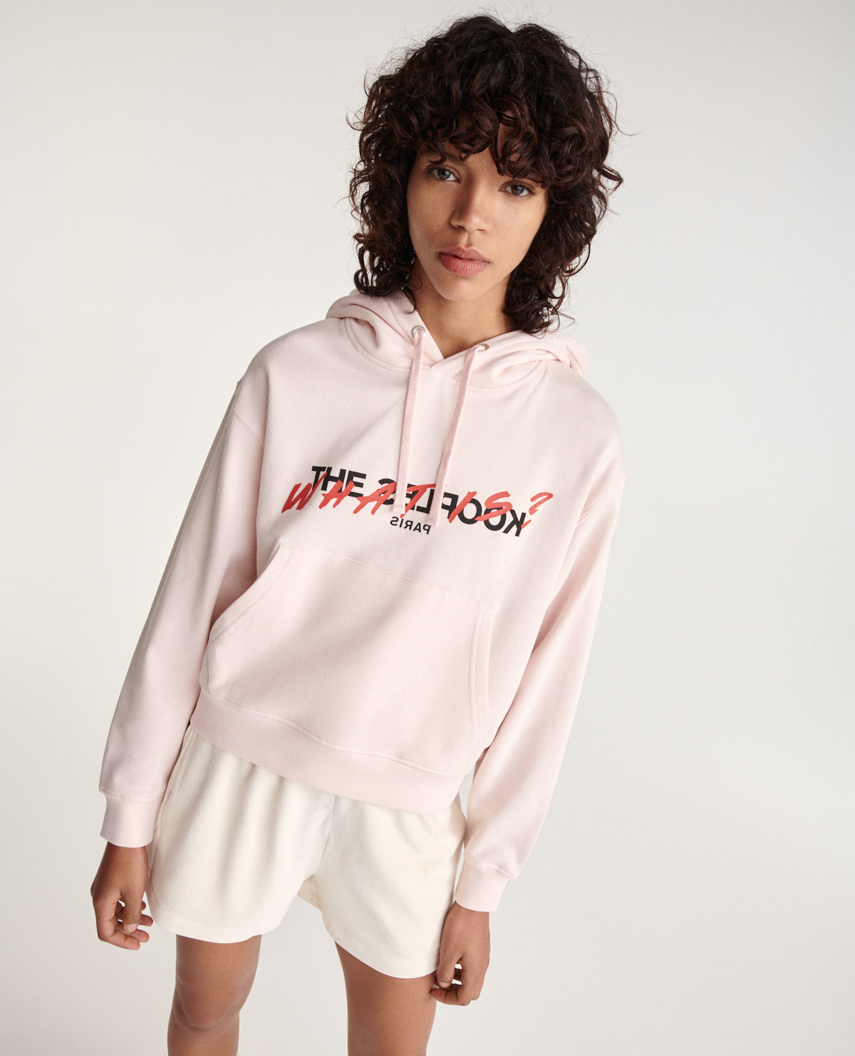 Sweatshirt With Screen Print What Is | Women | Pink