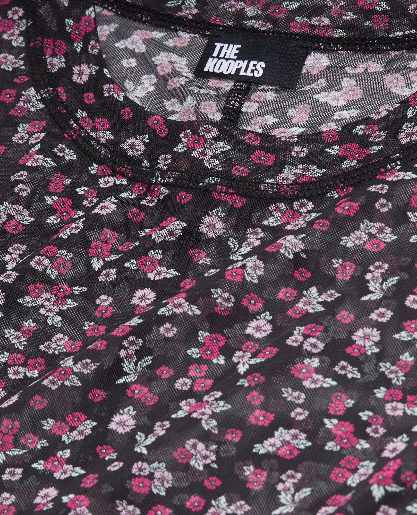 Printed T-Shirt | Women | Black x Pink