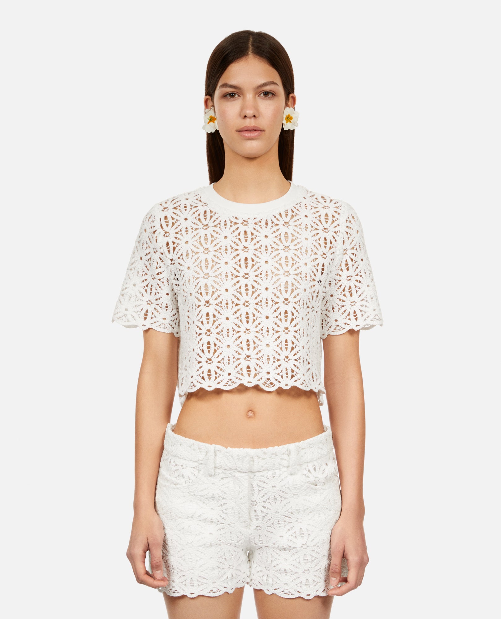 Guipure Top | Women | White