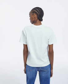 Embroidered T-Shirt With The Kooples Logo | Women | White