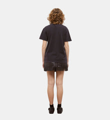 Screen Print T-Shirt | Women | Black Washed