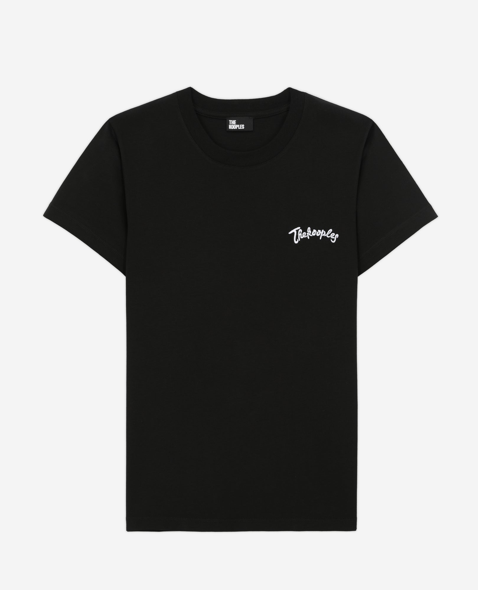 T-Shirt With Embroidery | Women | Black