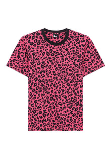 Printed T-Shirt | Women | Black x Pink