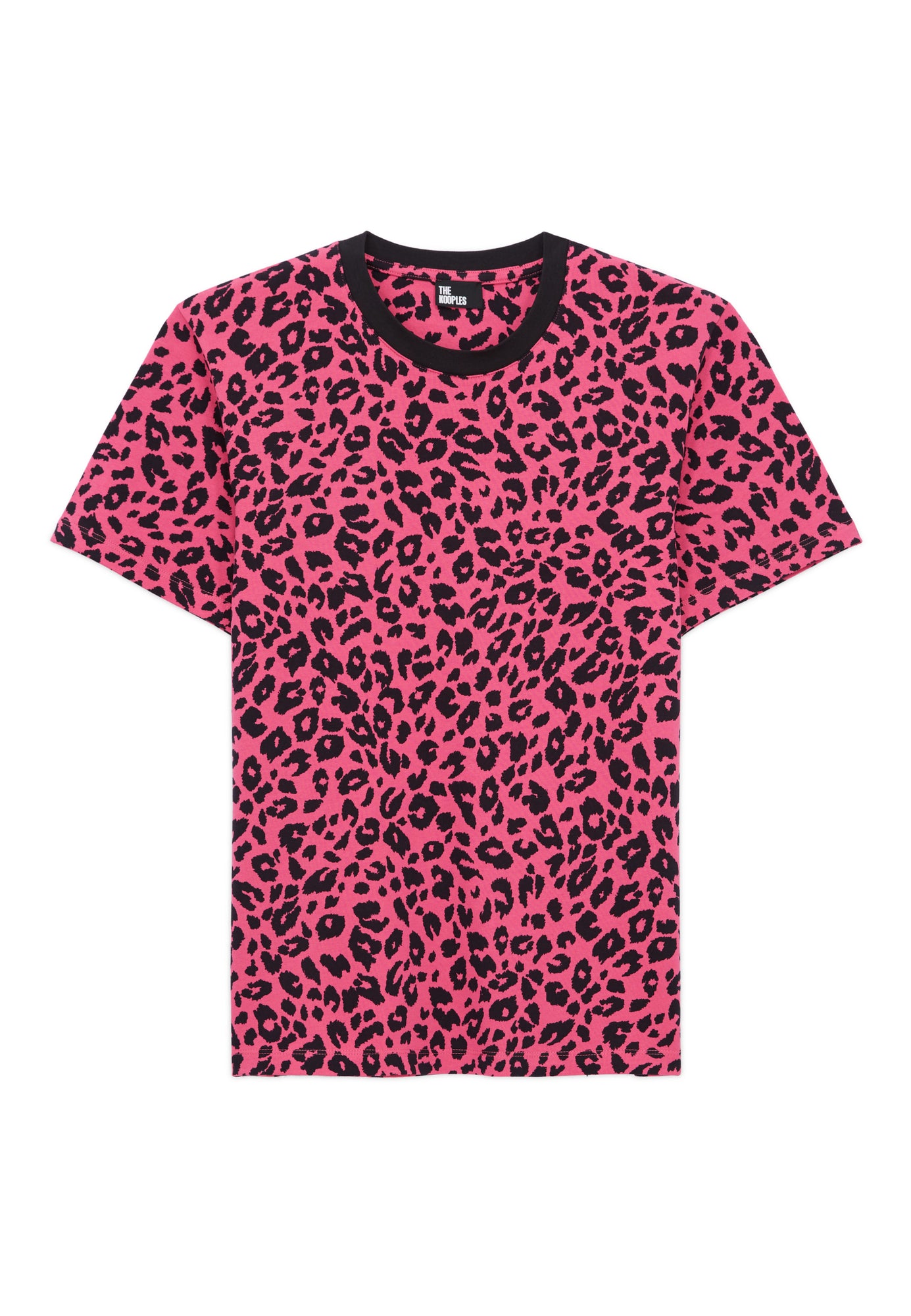 Printed T-Shirt | Women | Black x Pink