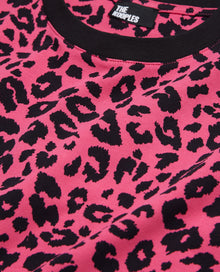 Printed T-Shirt | Women | Black x Pink