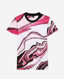 Printed T-Shirt | Women | White Pink