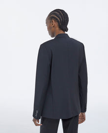 Straight Tailored Wool Jacket | Women | Black