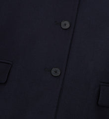 Blue Wool Suit Jacket | Women | Navy