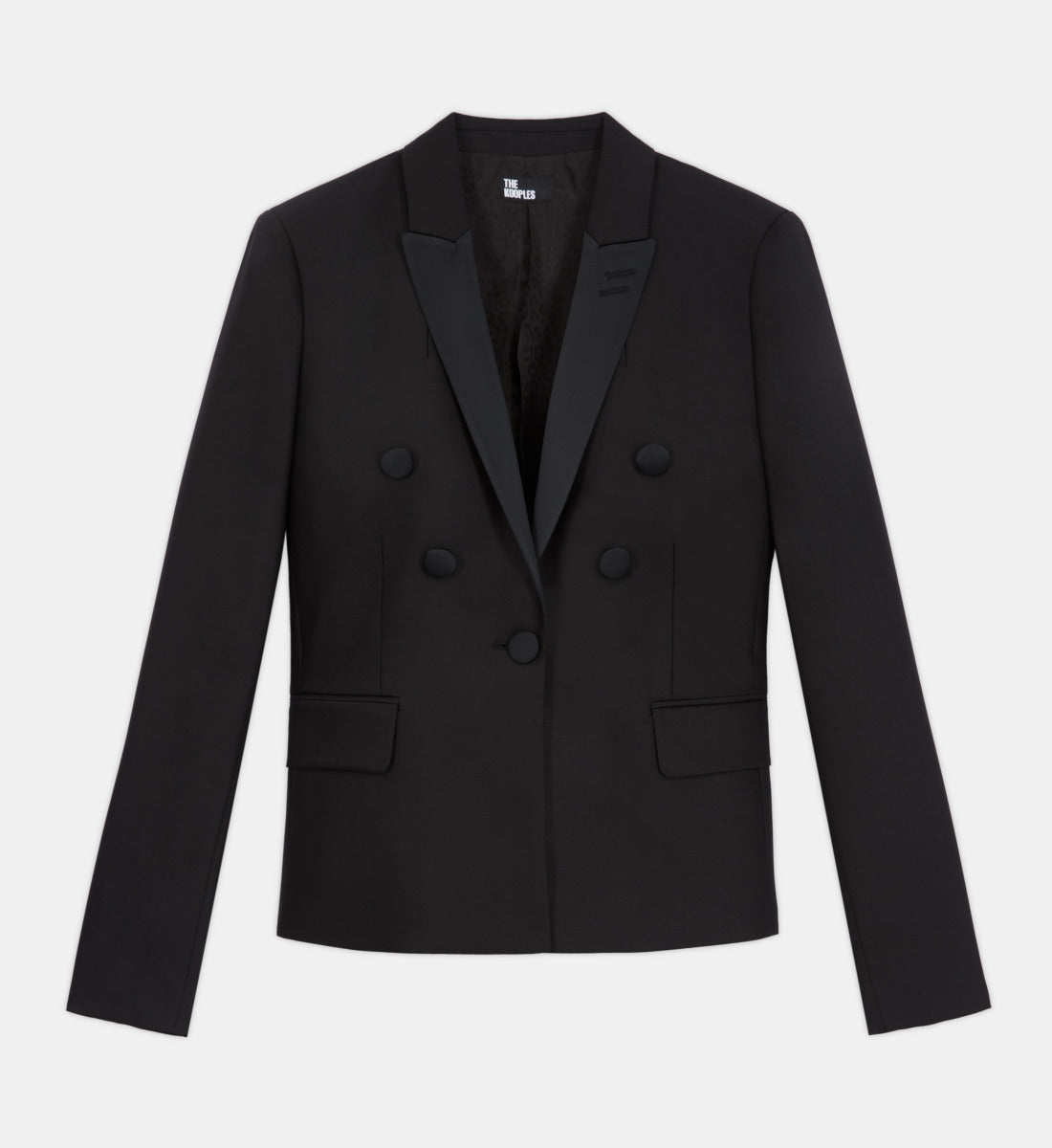 Wool Suit Jacket | Women | Black