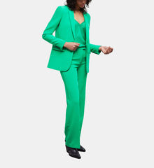 Crêpe Suit Jacket | Women | Green