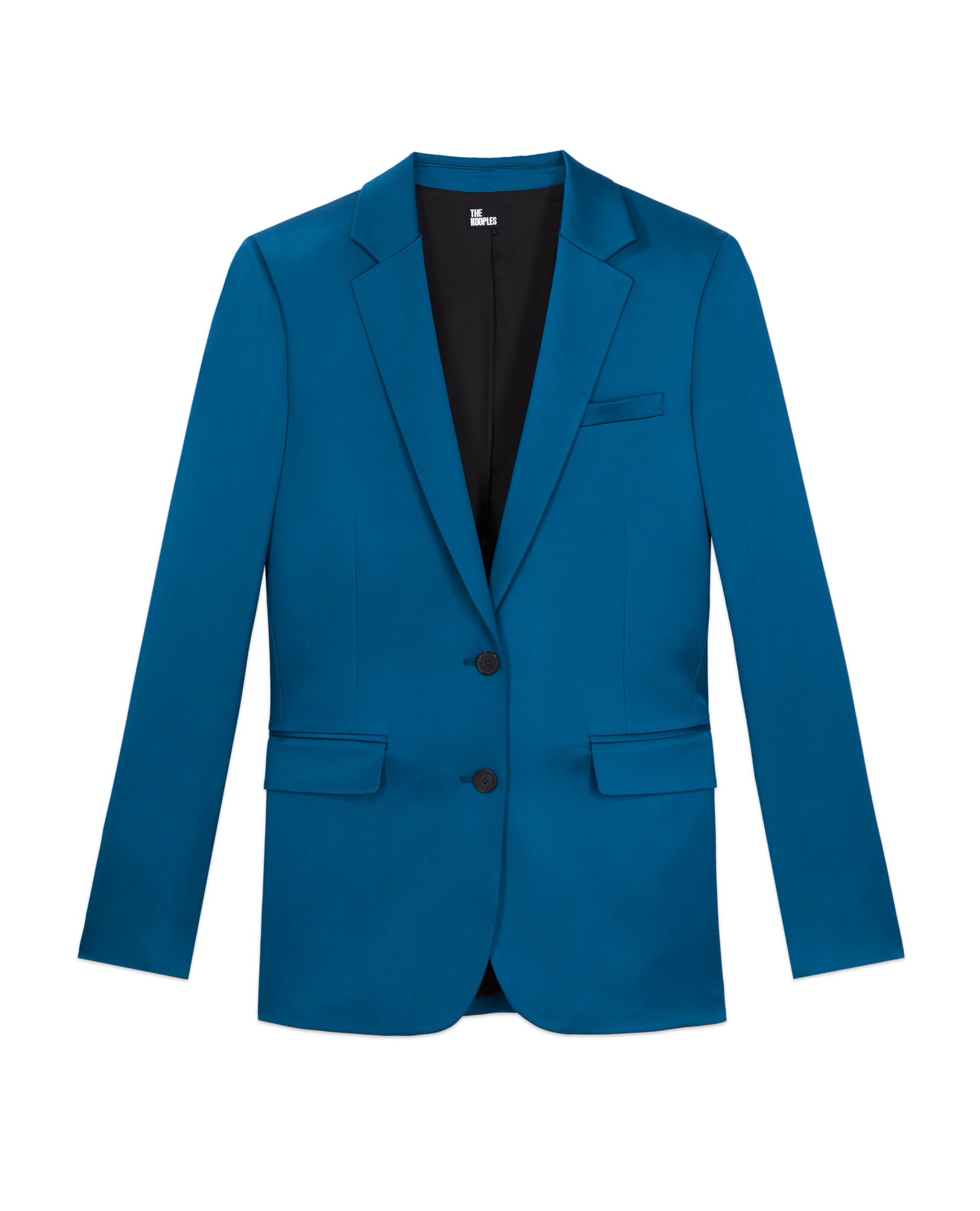 Satin Suit Blazer | Women | Deep Blue