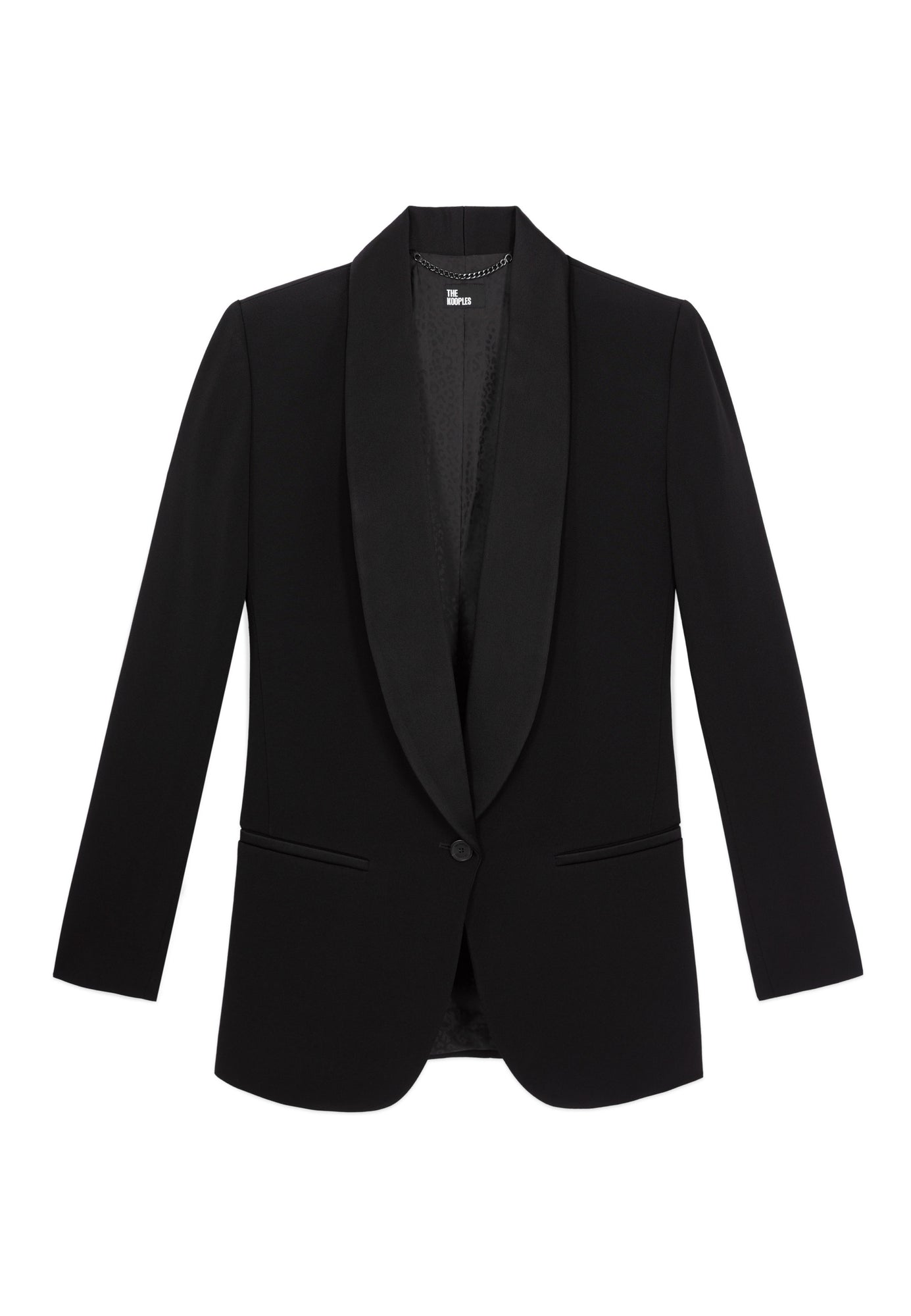 Crepe Suit Jacket | Women | Black