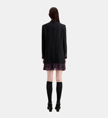 Wool Blend Blazer | Women | Black