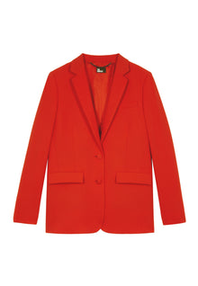 Crepe Suit Jacket | Women | Red