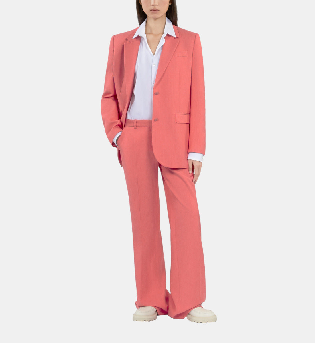 Fuchsia Suit Jacket | Women | Retro Pink