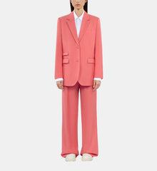 Fuchsia Suit Jacket | Women | Retro Pink