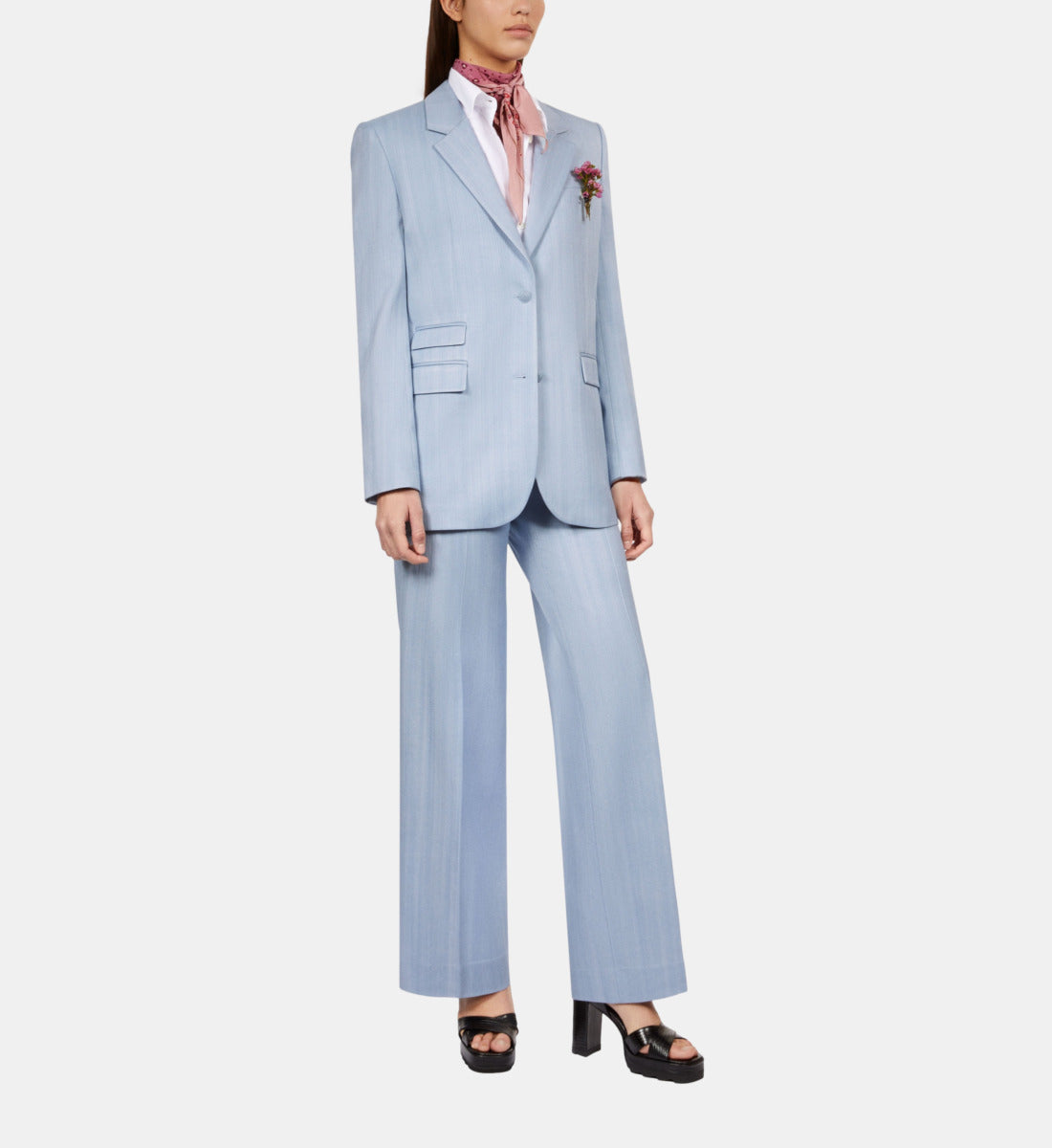 Blue Suit Jacket | Women | Lavender