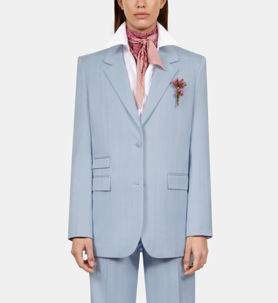 Blue Suit Jacket | Women | Lavender