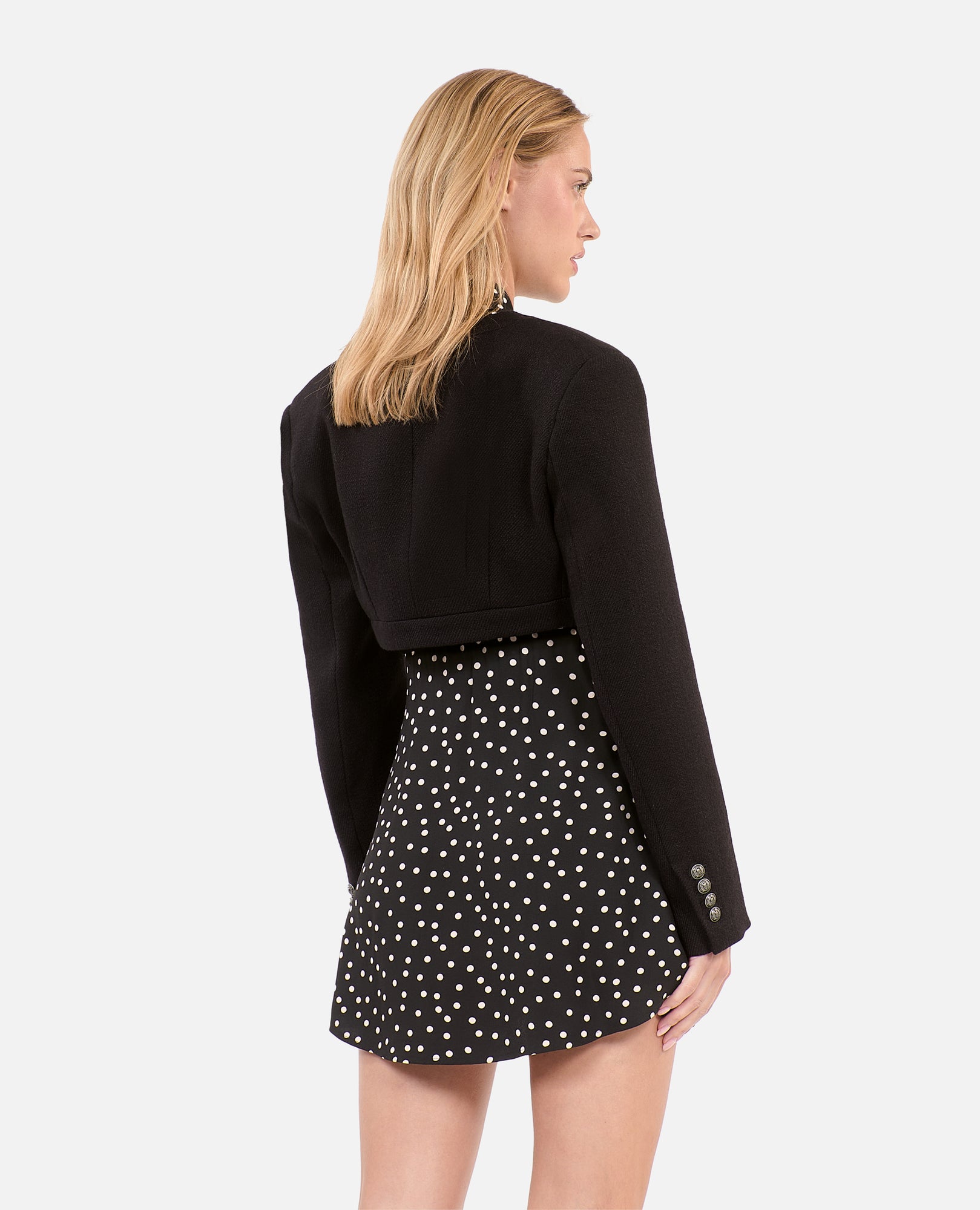 Wool And Cotton Jacket | Women | Black