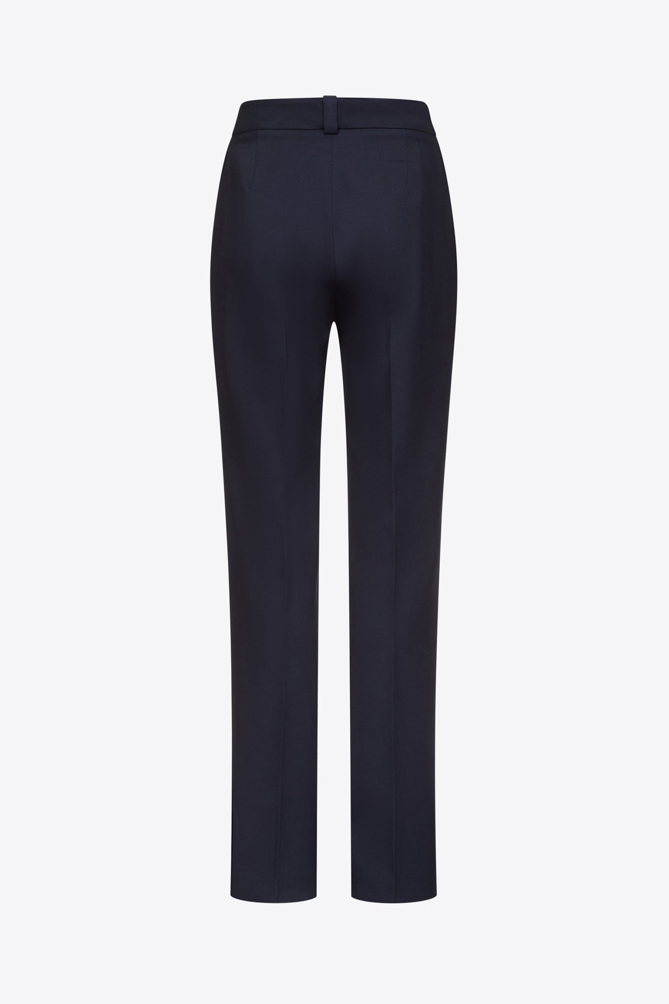 Chain Plate Straight Leg Trouser | Midnight Blue