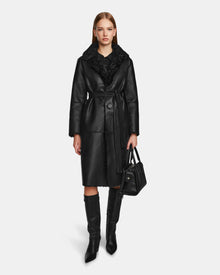 Women | ANNABELLE Reversible Coat | Black