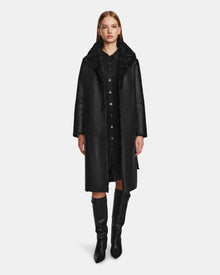 Women | ANNABELLE Reversible Coat | Black