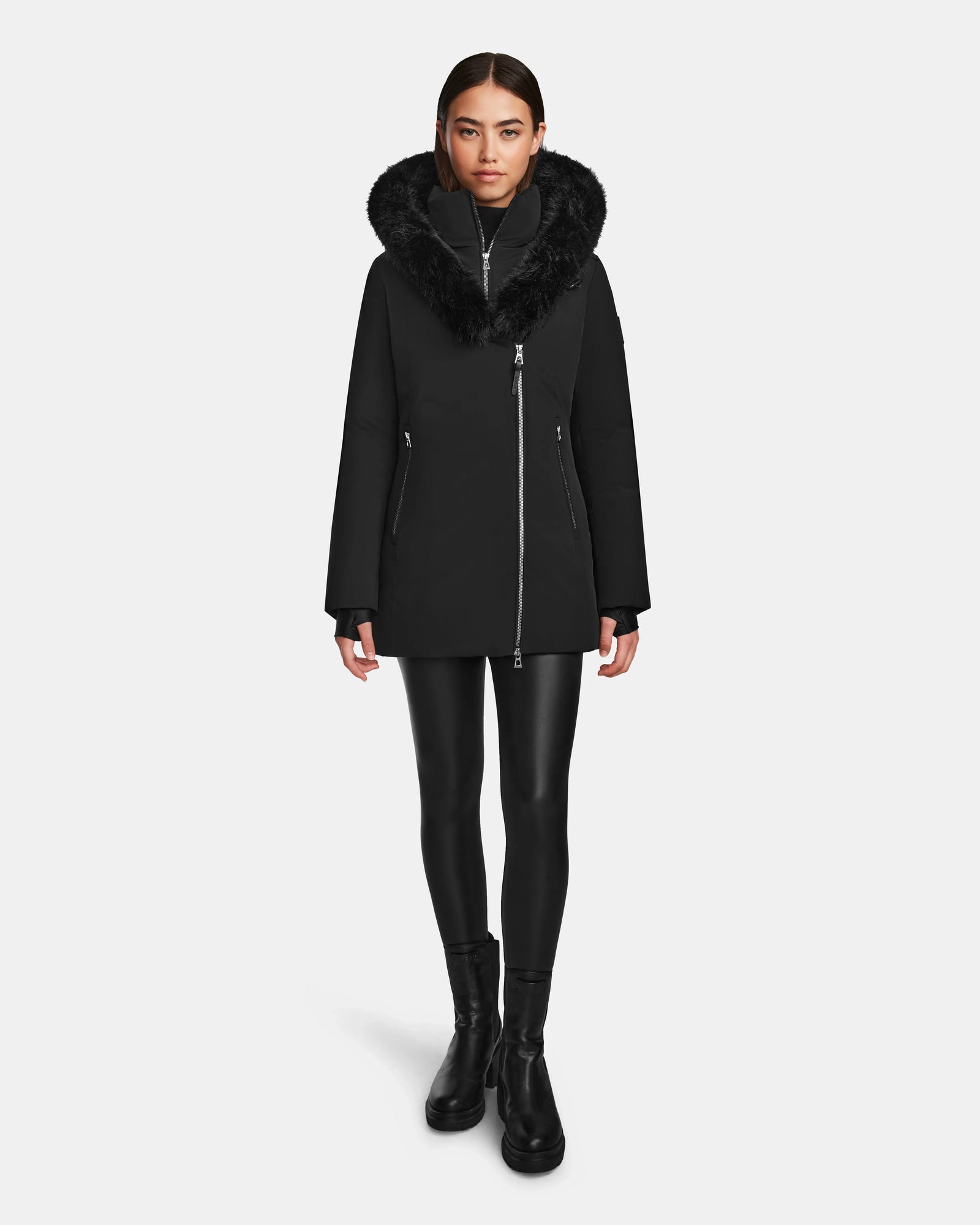 Women | AURORE Down Parka | Black