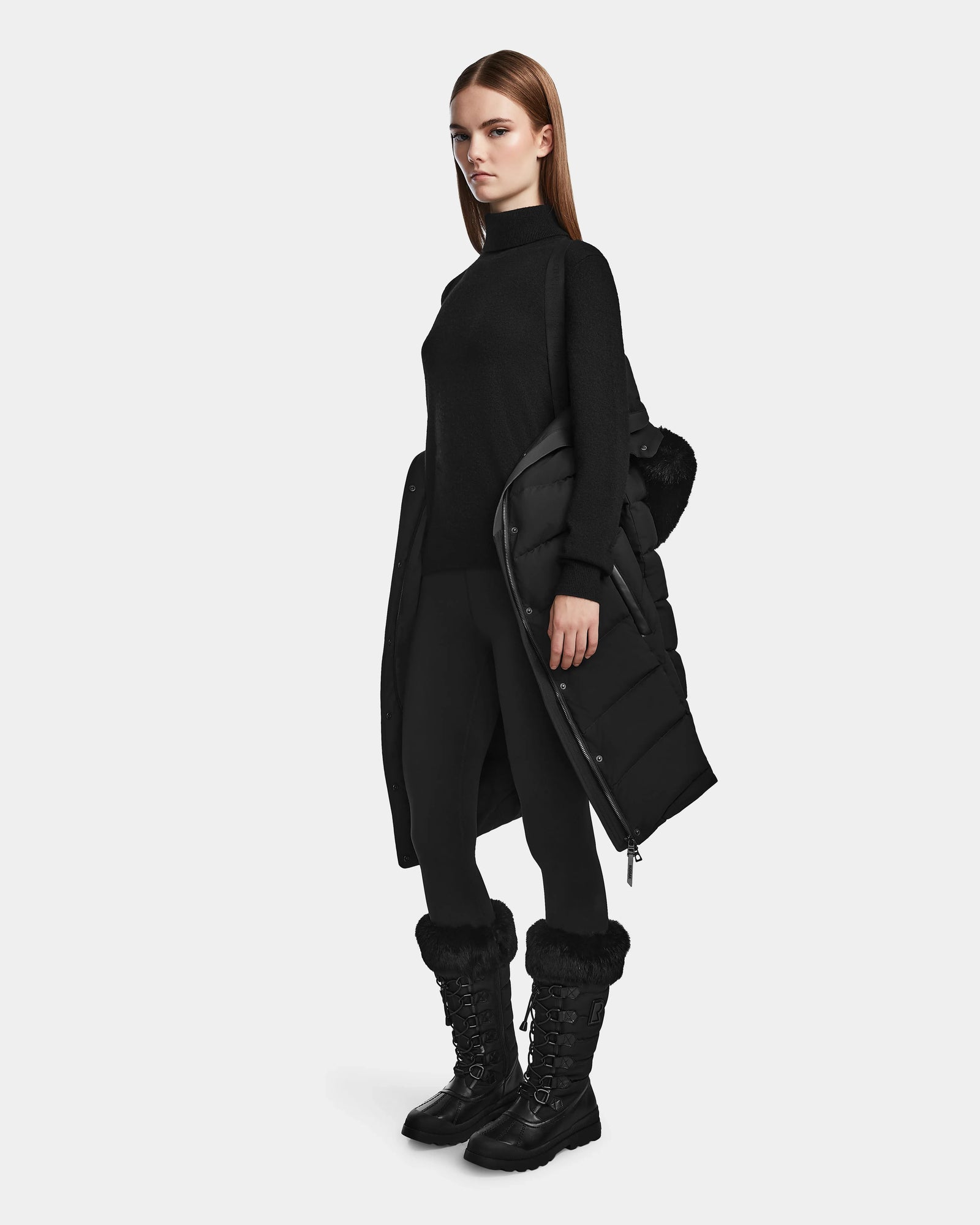 Women | ELISA Down Puffer | Black