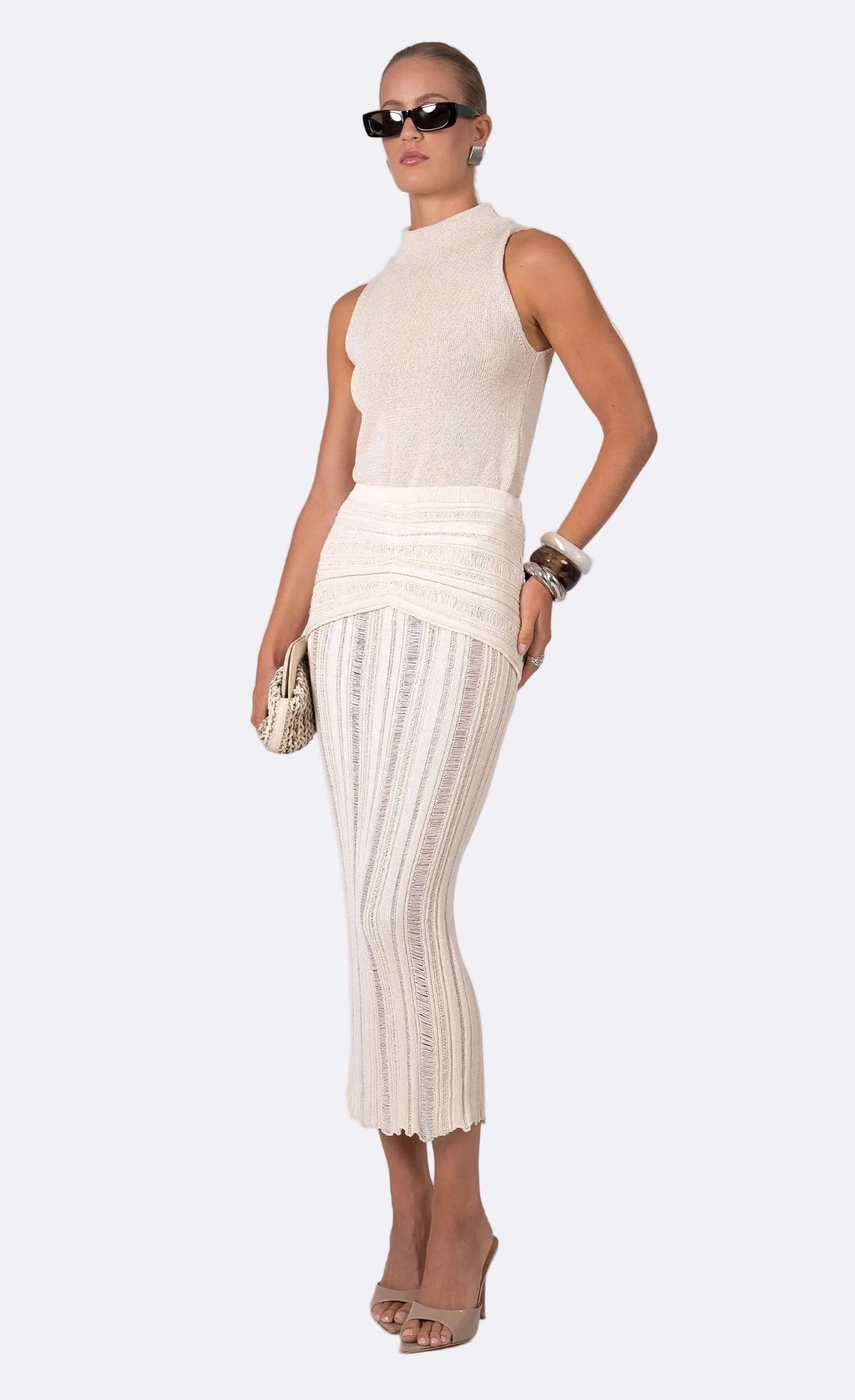 Violette Skirt | Beige