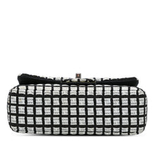 Chanel | Pre-Owned Mini Rectangular Classic Ribbon Tweed Double Flap | White/Off White