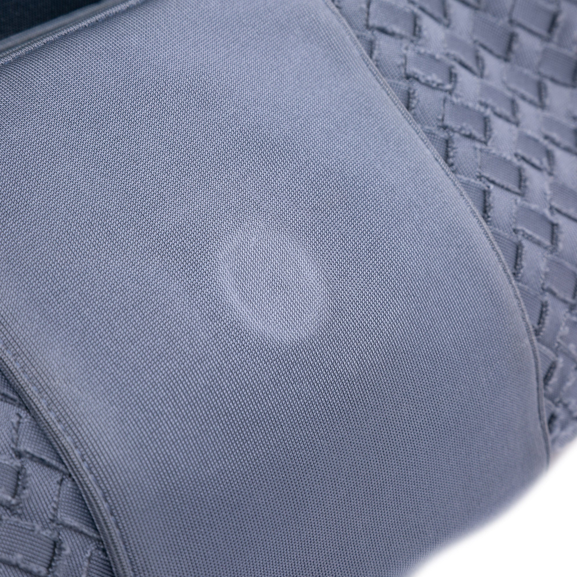 Bottega Veneta | Pre-Owned Canvas Intrecciato Buckle Flap Handbag | Blue/Denim